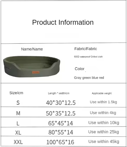 Dog Cushions Pet Bed Sofa Beds Large